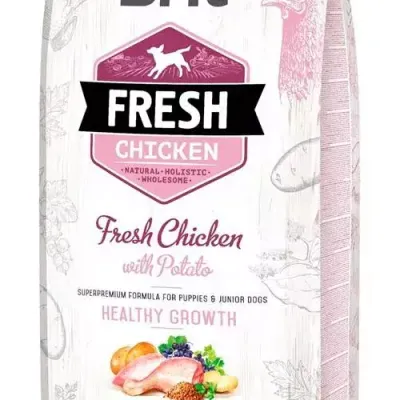 Brit Fresh Chicken & Potato Puppy Healthy Growth 12kg