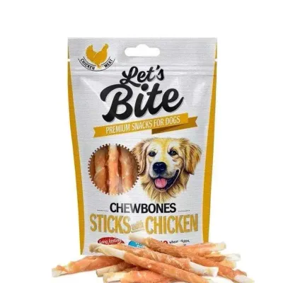 Brit Let’s Bite Chewbones Sticks With Chicken 300g