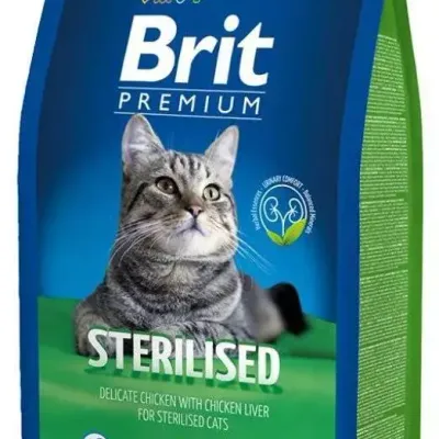 Brit Premium Sterilised Cat Z Kurczakiem 8kg