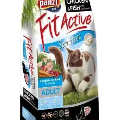 PANZI-PET KFT Fit Active Sensitive Cat Chicken & Fish 1,5kg