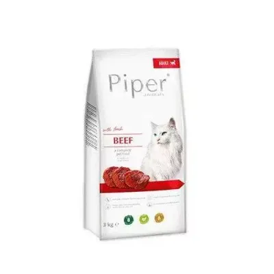 Dolina Noteci Piper Animals Z Wołowiną Dla Kotów 3kg