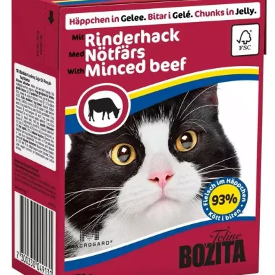 BOZITA Cat Siekana Wołowina W Galaretce 370g