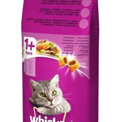 WHISKAS Karma Sucha Dla Kota 1+ Z Tuńczykiem 14kg