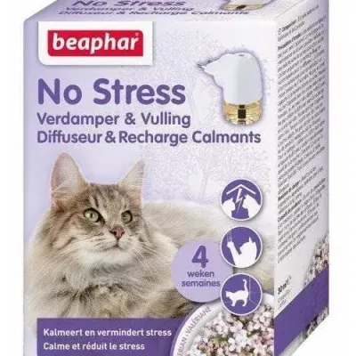 BEAPHAR No Stress Calming Diffuser Cat Aromatyzer Behawioralny 30ml