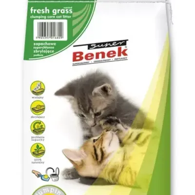 CERTECH-SUPER BENEK Corn Cat Świeża Trawa 25l