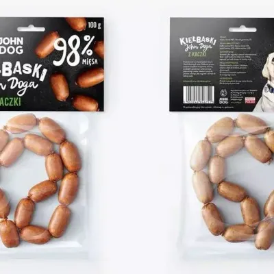 John Dog Kiełbaski Z Kaczki 100g