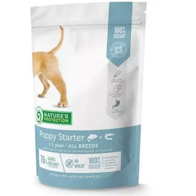 Nature’s Protection Puppy Starter Salmon With Krill All Breeds 500g