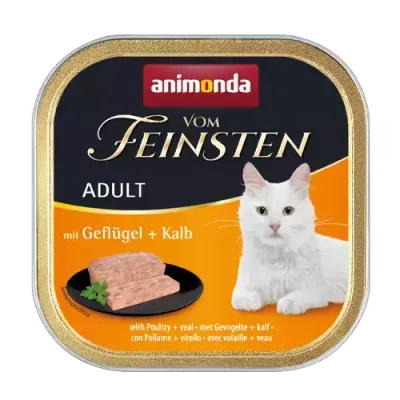 Animonda Vom Feinsten Adult Cat Drób I Cielęcina 100g