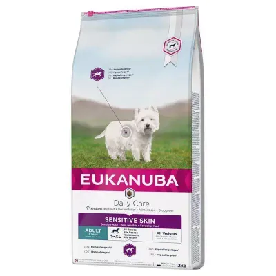 Eukanuba Daily Care Adult Sensitive Skin 12kg