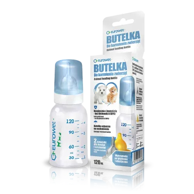 Eurowet Butelka Do Karmienia Zwierząt 120ml