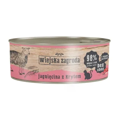 Wiejska Zagroda Jagnięcina Z Krylem 85g