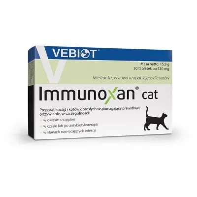 Nutrifarm Sp. Z O.o. Vebiot Immunoxan Cat 30 Tabletek