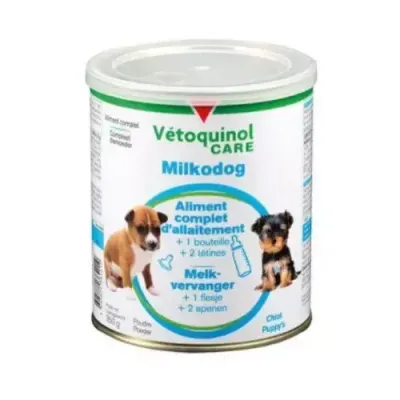 Vetoquinol Milkodog VTQ Care 350g + Butelka I 2 Smoczki