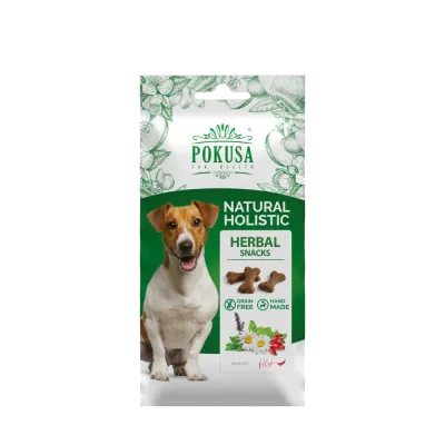 POKUSA Psiastkeczka Herbal Snacks 50g