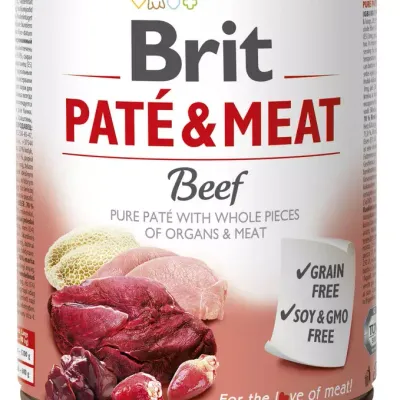 Brit Pate & Meat Z Wołowiną 800g