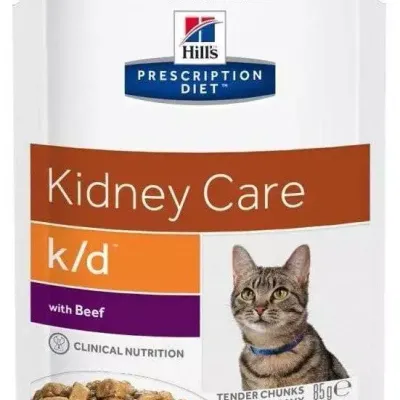 Hill's PD Prescription Diet Feline k/d Kidney Care Wołowina 85g