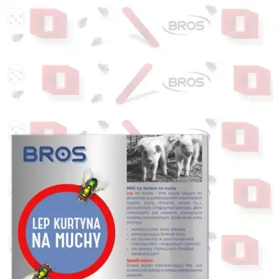 Bros Kurtyna Lep Płaski 5szt