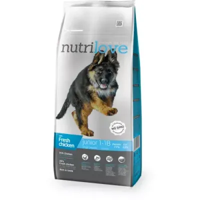 Nutrilove Junior Large Dog Chicken 12kg