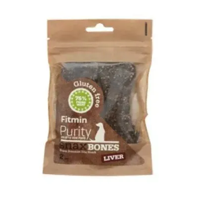 Fitmin Dog Purity Snax Bones Liver 2szt