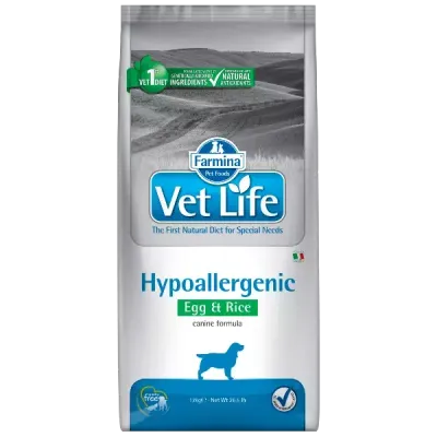 Farmina Vet Life Canine Hypoallergenic Egg&Rice 12kg