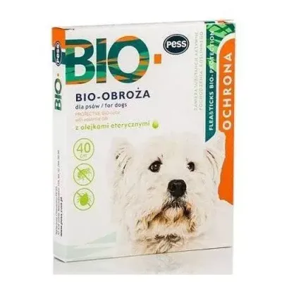 Pess Bio-Ochrona Bio-Obroża Z Olejkami Eterycznymi Zielona 40cm