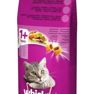 WHISKAS Karma Sucha Dla Kota 1+ Z Kurczakiem 14kg