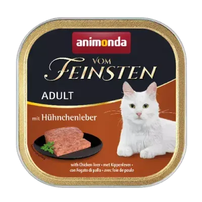 Animonda Vom Feinsten Adult Cat Wątróbka Drobiowa 100g