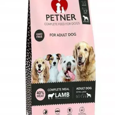 PETNER Karma Adult Extra Large Breeds Z Jagnięciną 12kg