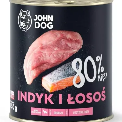 John Dog Indyk I Łosoś 850g