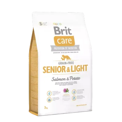 Brit Care Grain Free Senior & Light Łosoś Z Ziemniakami 3kg