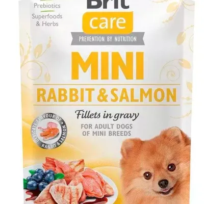 Brit Care Mini Filety W Sosie Z Królika I Łososia 85g