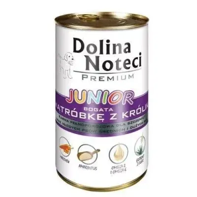 Dolina Noteci Premium Junior Bogata W Wątróbkę Z Królika 400g