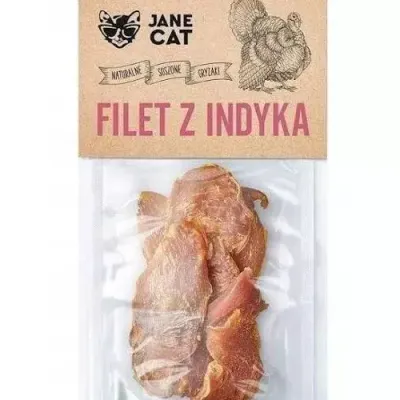 John Dog Jane Cat Suszony Filet Z Indyka 100g