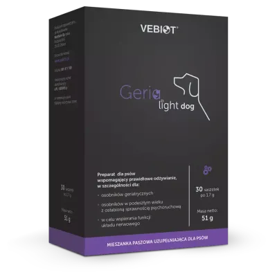 Nutrifarm Sp. Z O.o. Vebiot Geria-Light Dog 30 Saszetek