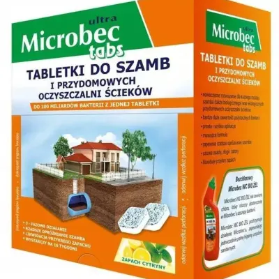 Bros Microbec Ultra Tabletki Do Szamb 16x20g