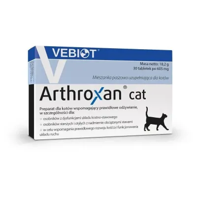 Nutrifarm Sp. Z O.o. Vebiot Arthroxan Cat 30 Tabletek