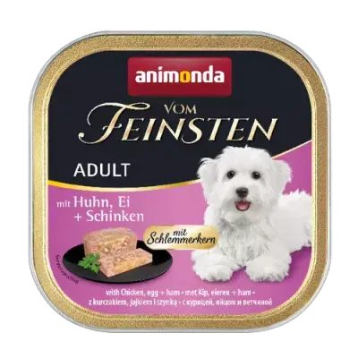 Animonda Dog Vom Feinsten Adult Kurczak, Jaja I Szynka 150g