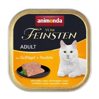 Animonda Vom Feinsten Adult Cat Drób I Makaron 100g