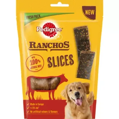 Pedigree Ranchos Slices Przysmaki Dla Psa Z Wołowiną 60g