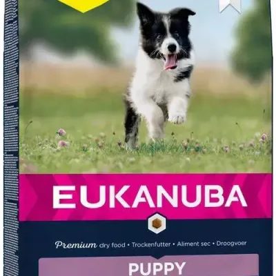 Eukanuba Puppy&Junior Small/Medium Lamb&Rice 12kg +2kg GRATIS