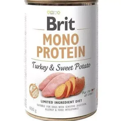 Brit Mono Protein Z Indykiem I Słodkimi Ziemniakami 400g