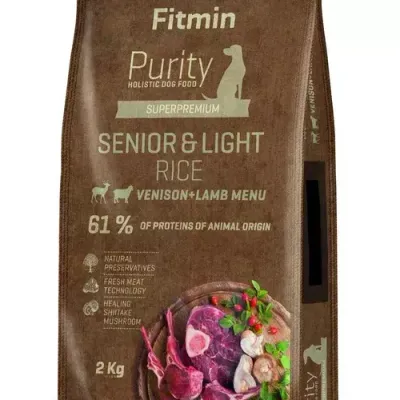 Fitmin Purity Rice Senior&Light Venison&Lamb 2kg