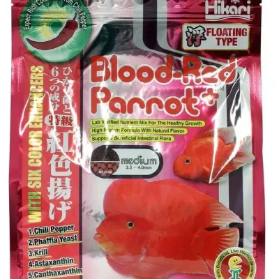 Hikari Cichlid Blood-Red Parrot Plus Medium 600g