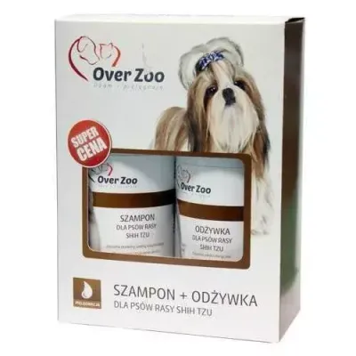 OVER ZOO Szampon 250ml + Odżywka 240ml Dla Psów Rasy Shih Tzu