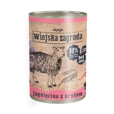 Wiejska Zagroda Jagnięcina Z Krylem 400g