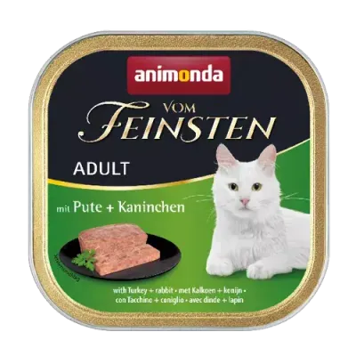 Animonda Vom Feinsten Adult Cat Indyk I Królik 100g