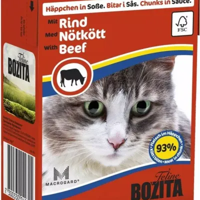 BOZITA Kot w sosie wołowym 370g