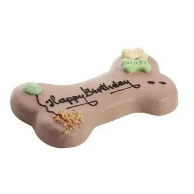 Lolo Pets Tort Dla Psa "Happy Birthday" Orzechowo-Czekoladowy 250g