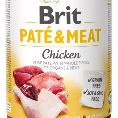 Brit Pate & Meat Z Kurczakiem 800g