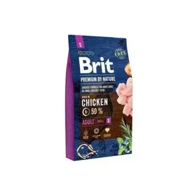 Brit Premium By Nature Adult S Z Kurczakiem 8kg